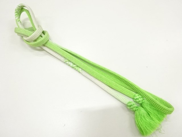 JAPANESE KIMONO / HANDTIED OBIJIME CORD 